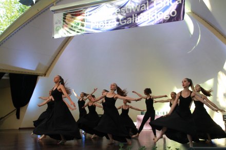 Fragment festiwalu tańca